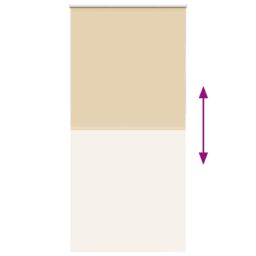 Berkfield Home Roller Blind Blackout Beige 115x210 cm Fabric Width 110.7 cm Polyester - thumbnail 5