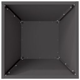 Berkfield Home Garden Bowl Planter Black 35x35x15 cm Steel - Size: 35 x 35 x 15 cm - thumbnail 8
