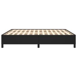 Berkfield Home Bed Frame Black 180x200 cm Super King Faux Leather - thumbnail 6