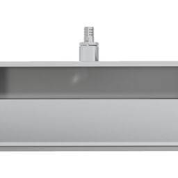 Living and Home 60cm Back Entry Stainless Steel Water Blade Garden Waterfall Pool Fountain in Silver - thumbnail 7