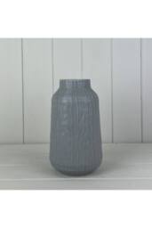 KDMD Large Glazed Pastel Grey Vase - thumbnail 1