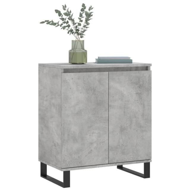 Berkfield Home Sideboard Concrete Grey 60x35x70 cm Engineered Wood - Size: 60 x 35 x 70 cm - image 1