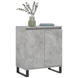 Berkfield Home Sideboard Concrete Grey 60x35x70 cm Engineered Wood - Size: 60 x 35 x 70 cm - thumbnail 1