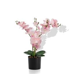 EONLION Artificial 60CM Orchid Tree Plant in Pink - Size: 100 cm - thumbnail 1