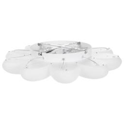 Wyld and Coco Ceiling Lamp White Acrylic Flower Shade Remote-Dimmable Flush Light - thumbnail 5
