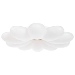 Wyld and Coco Ceiling Lamp White Acrylic Flower Shade Remote-Dimmable Flush Light - thumbnail 6