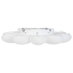 Wyld and Coco Ceiling Lamp White Acrylic Flower Shade Remote-Dimmable Flush Light - thumbnail 4