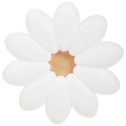 Wyld and Coco Ceiling Lamp White Acrylic Flower Shade Remote-Dimmable Flush Light - thumbnail 2