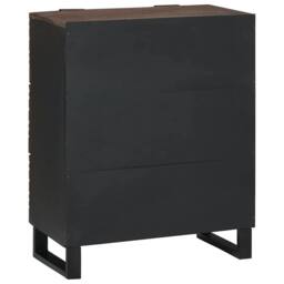 Berkfield Home Sideboard - 60x33.5x75 cm, made of solid mango wood in Brown - Size: 60x33.5x75 cm - thumbnail 5