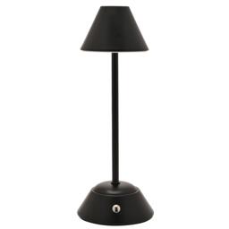 Matt Black USB LED Touch Table Lamp - Medium