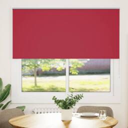 Berkfield Home Roller Blind Blackout Red 160x175 cm Fabric Width 156.6 cm Polyester - thumbnail 2