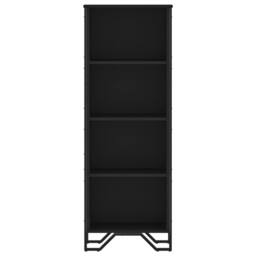 Berkfield Home Modern Bookcase Black 50x31x137.5 cm Engineered Wood - thumbnail 4