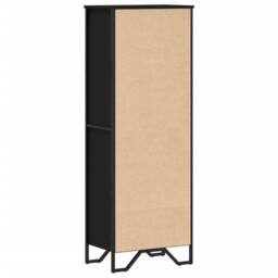 Berkfield Home Modern Bookcase Black 50x31x137.5 cm Engineered Wood - thumbnail 6
