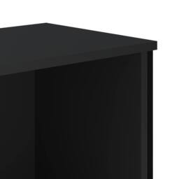 Berkfield Home Modern Bookcase Black 50x31x137.5 cm Engineered Wood - thumbnail 7