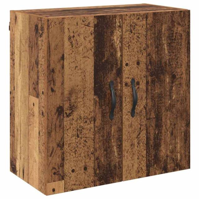 Berkfield Home Wall Cabinet Old wood 60 x 31 x 60 cm Engineered wood in Brown - image 1