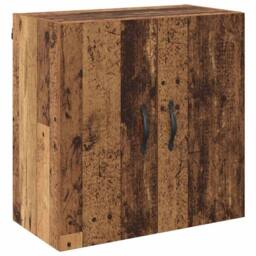 Berkfield Home Wall Cabinet Old wood 60 x 31 x 60 cm Engineered wood in Brown - thumbnail 1