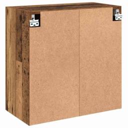 Berkfield Home Wall Cabinet Old wood 60 x 31 x 60 cm Engineered wood in Brown - thumbnail 8