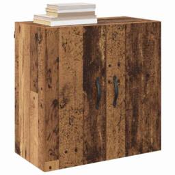 Berkfield Home Wall Cabinet Old wood 60 x 31 x 60 cm Engineered wood in Brown - thumbnail 3