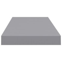 Berkfield Home Floating Wall Shelves 2 pcs Grey 60x23.5x3.8 cm MDF - thumbnail 5