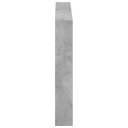 Berkfield Home Headboard Cabinet with LED Concrete Grey 120x17x102 cm - Size: 120 x 17 x 102 cm - thumbnail 7