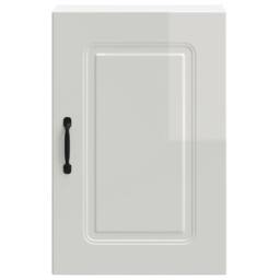 Berkfield Home Kitchen Wall Cabinet Kalmar High Gloss White Engineered Wood - thumbnail 5