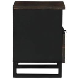 Berkfield Home Elegant Bedside Cabinets 2 pcs 40 x 33 x 46 cm Solid Wood Mango in Brown - thumbnail 6