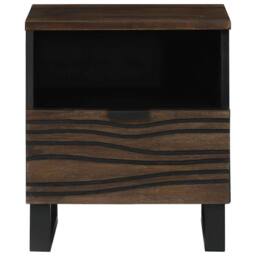 Berkfield Home Elegant Bedside Cabinets 2 pcs 40 x 33 x 46 cm Solid Wood Mango in Brown - thumbnail 5