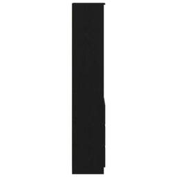 Berkfield Home Highboard Black Oak 37.5x35x180 cm Engineered Wood - thumbnail 7