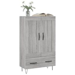 Berkfield Home Highboard Grey Sonoma 69.5x31x115 cm Engineered Wood - thumbnail 3