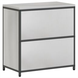 Berkfield Home Kitchen Storage Cabinet with Shelf with Storage with Door Silver Stainless steel - thumbnail 8