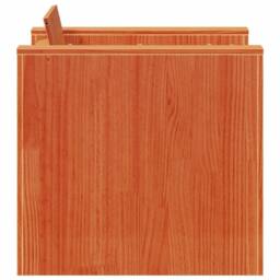 Berkfield Home Garden Sofa Wax Brown 79x60x62 cm Solid Wood Pine - Size: 79 x 60 x 62 cm - thumbnail 5