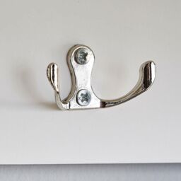 Home Source Polar Coat Hook Storage Shelf Unit in White - thumbnail 6