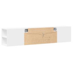 Berkfield Home TV Wall Cabinet with LED White 180x31x39.5 cm - thumbnail 8