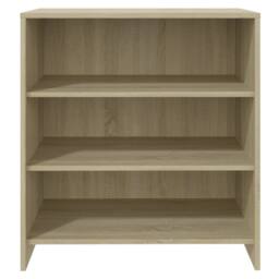 Berkfield Home Sideboard Sonoma Oak 70x40.5x75 cm Engineered Wood in Beige - thumbnail 5
