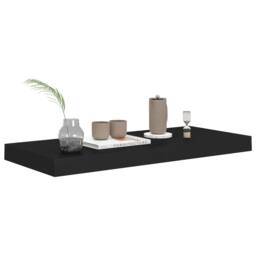 Berkfield Home Floating Wall Shelves 2 pcs Black 60x23.5x3.8 cm MDF - thumbnail 7