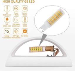 COMELY Indoor Wall Light, 7W LED Modern Plaster Wall Lights, G9, Warm White - thumbnail 7