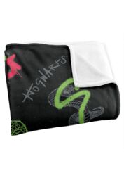 Warner Brothers Harry Potter Graffiti Pattern Blanket 152 x 127 cm in White - thumbnail 3