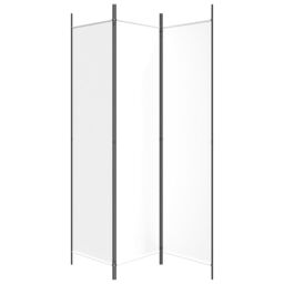 Berkfield Home 3-Panel Room Divider White 150x200 cm Fabric - thumbnail 4