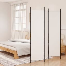 Berkfield Home 3-Panel Room Divider White 150x200 cm Fabric