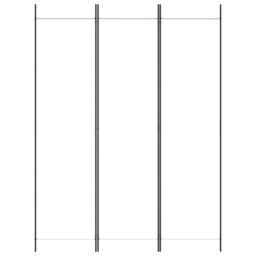 Berkfield Home 3-Panel Room Divider White 150x200 cm Fabric - thumbnail 3