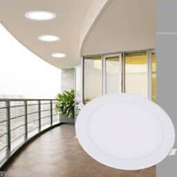 ENER-J 24W Recessed Round LED Mini Panel 280mm Diameter 6000K Pack of 4 in White - thumbnail 2