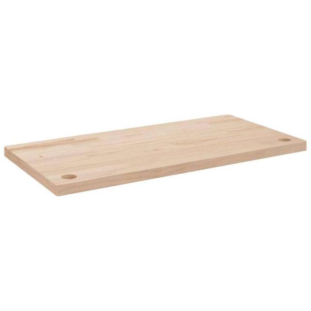 Berkfield Home Desk Top 80x40x2.5 cm Solid Wood Pine in Light Tan - image 1