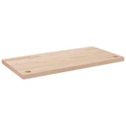 Berkfield Home Desk Top 80x40x2.5 cm Solid Wood Pine in Light Tan - thumbnail 1