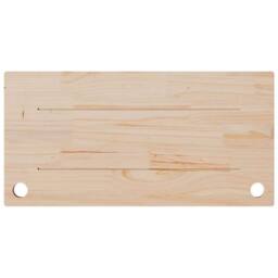 Berkfield Home Desk Top 80x40x2.5 cm Solid Wood Pine in Light Tan - thumbnail 4