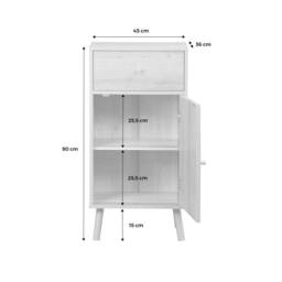 sweeek Bathroom furniture wood decor in Beige - thumbnail 4