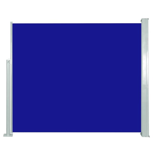 Berkfield Home Retractable Side Awning 120 x 300 cm Blue - image 1