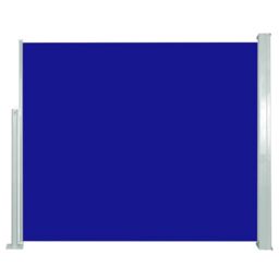 Berkfield Home Retractable Side Awning 120 x 300 cm Blue - thumbnail 1