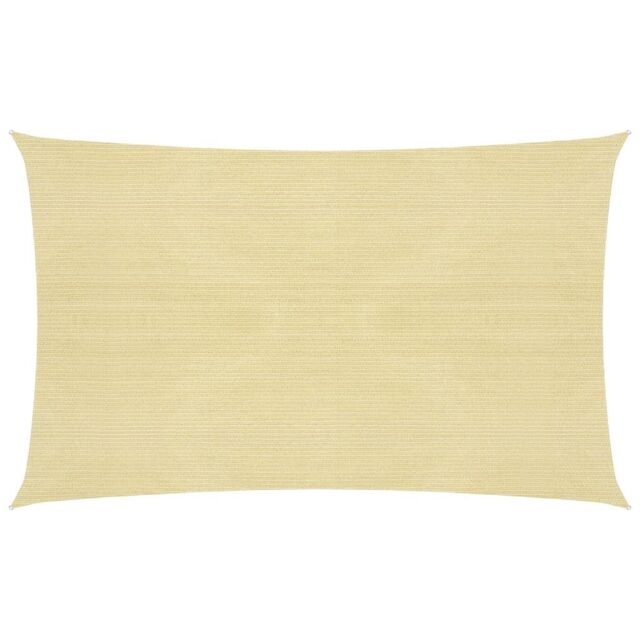 Berkfield Home Sunshade Sail 160 g/m ² Beige 2.5x4.5 m HDPE - image 1