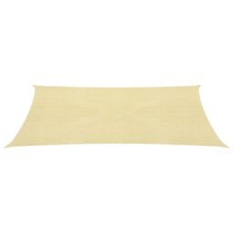 Berkfield Home Sunshade Sail 160 g/m ² Beige 2.5x4.5 m HDPE - thumbnail 2
