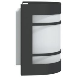 Berkfield Home Outdoor Wall Lights 2pcs Black Stainless Steel - thumbnail 5